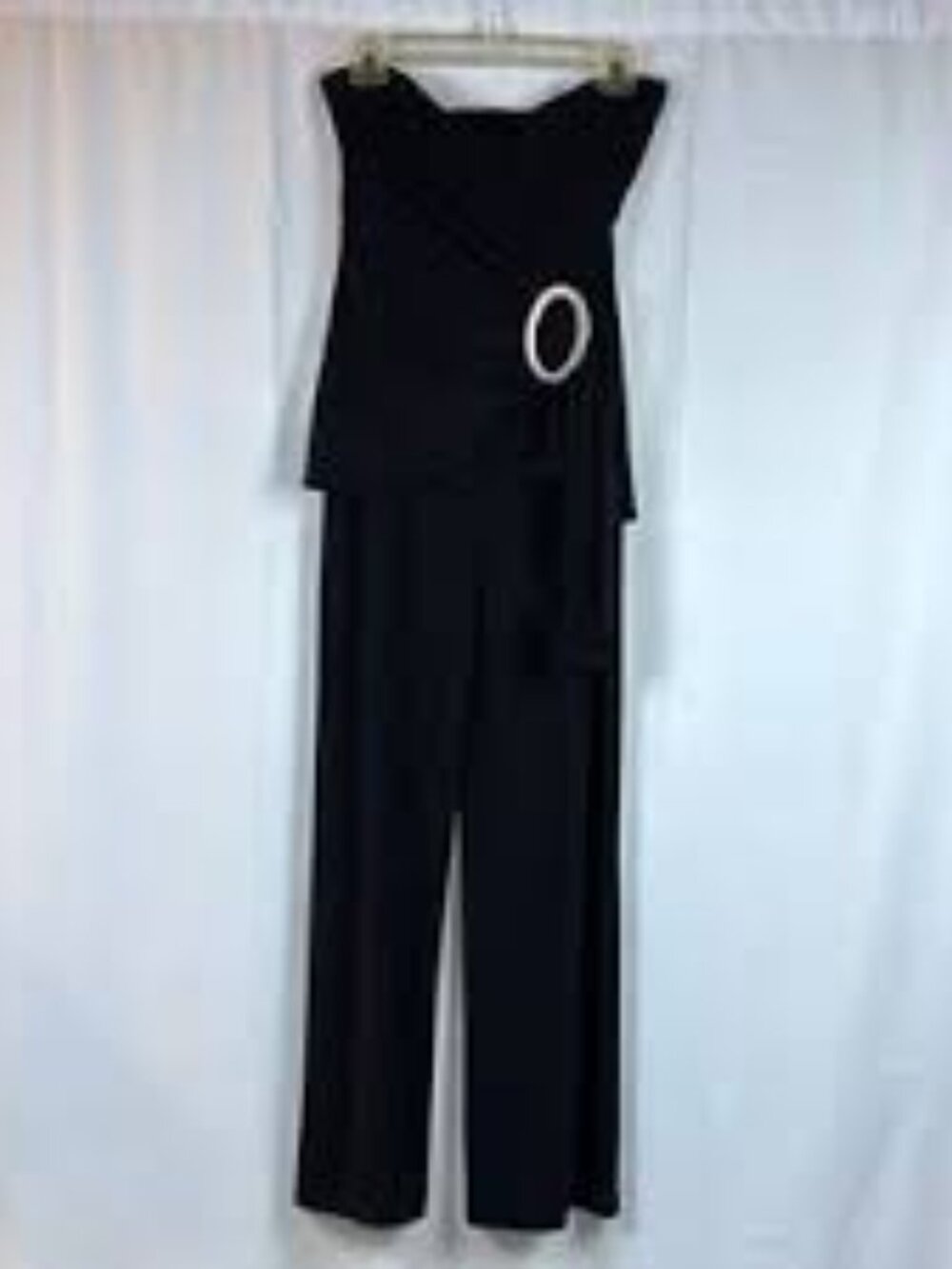 WHBM Black Strapless Jumpsuit - NWT